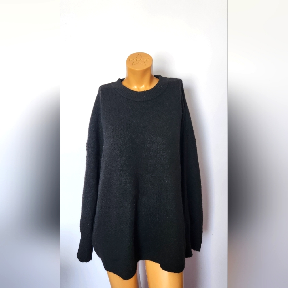 Black Wool Blend H&M Knit Sweater